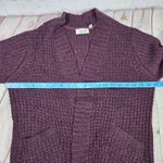 RD Style Montoya Open Long Sleeve Cardigan Dark Purple XS NWOT Photo 5