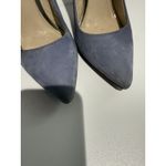 Coach  Harlee Pumps in Porcelain Blue Nubuck‎ Suede Size 6 B Photo 2