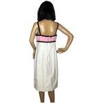 Liz Claiborne Vintage Y2K Liz Claborne colorblock cotton dress white pink black size medium Photo 12