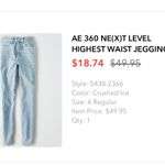 American Eagle 360 Next Level Highest Waist Jegging Photo 6