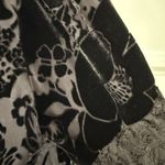 Johnny Was Burnout Velvet Lace Top Black Baroque Grunge Baddie Indie Goth Small Photo 3