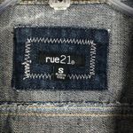 Rue 21  Denim Lace Vest Size Small Color Block Size Smal Photo 1