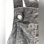 Old Navy  L 10/12 Velvet Overalls in Jet Black Photo 2