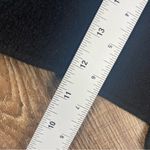 Talbots Blazer Jacket Women 12 Black Open Front 100% Wool Collard 2 Pockets Photo 6