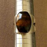 Sterling Silver JAY KING Desert Rose Tigers Eye Cabochon Ring Sz 11 Photo 6