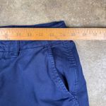 Gap  Women’s Downtown Khaki Pants Navy Blue Size 6 Cropped Classic‎ Chino Photo 10