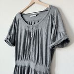 See By Chloe Heather Gray Cotton Modal Blend Mini Dress Photo 4