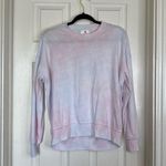 Sundry Tie Dye Sweat Set Tapered Joggers Size 0 Extra Small Pink Blue Lounge Photo 2