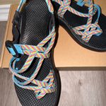 Chacos CHACO Vibram Women's Size 8 Black Sandals‎ Strappy Toe Loop Outdoor Shoes Photo 8