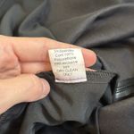 Bailey 44 Black Sleeveless Faux Leather Hem Shift Dress – XS Made in USA Photo 7