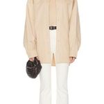 NWT Mother The Hustler Patch Pocket Flood Jean in Cream Puff White Size 32 Photo 11