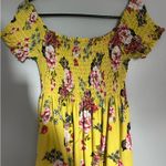 Babydoll dress off the shoulder Yellow Size L Photo 0