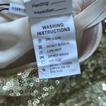 NWT Kate Kasin One Shoulder Maxi Dress‎ Sz 6 Gold Sequin Bridesmaid Evening Prom Photo 7