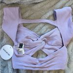 SheIn Light purple cropped top Photo 2