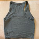 Athleta  Green Cropped Tank Top Photo 2