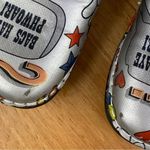 Spring Step  Clogs Ferrara Graffiti‎ Print Slip On Slip Resistant Silver 6 Photo 10