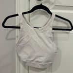 Lululemon White Sports Bra High Neck Photo 1