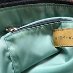 Highway Satchel Purse Tote Bag Large Approximately 18" by 14"‎ Nylon Gray, Red Gray Photo 6