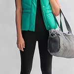 Xersion Size XL Black Romper & Vivid Green Oversized Vest. New With Tags. Photo 0