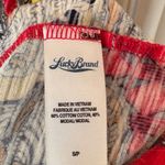 Lucky Brand  Red Paisley Belted Maxi‎ Dress Size Small Photo 7