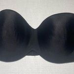 Maidenform  Strapless Bra 40D Satin Underwire Molded Cup Side Boned Black 05032 Photo 0