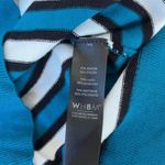 White House | Black Market WHBM Henley Sweatshirt Blouse Pullover Striped Sweater Boat Neck Casual, Size S Photo 8
