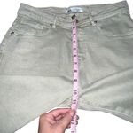 ZARA WOMEN HIGH WAISTED DENIM JEAN SHORTS 8” SIZE 31 TAN MOM CASUAL SUMMER BOHO Photo 4