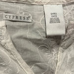 Cypress Soft Cream Cotton Fabric Oversized Cover Up Photo 1