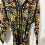 Farm Rio Black Martina Scarf Maxi Chemise Dress Photo 11