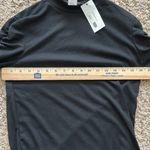 Sans Souci NWT‎  ruched sleeve top, black, L Photo 4