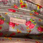 Betsey Johnson Pink Faux Lizard Tote Bag Heart Lock Floral Strap NWOT Photo 8