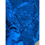 Victoria's Secret Vtg 70s Gold Label Satin Jacquard Pajama Set Long Teal Medium Photo 1