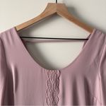 Revolve Astr the Label Deauville Mauve Lace Accent dress shift Flowy 3/4 sleeve Photo 2