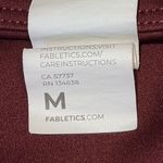 Fabletics LEGGINGS MESH PANELS RED MAROON STYLE LG1931620 SIZE MEDIUM WOMEN Photo 7