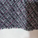 i.e A line mini career skirt black white pink fibers work casual holiday size 12 Photo 2