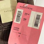 Halogen Nordstrom brown plaid trousers, cuffed wide leg, NEW ladies size 6 Photo 7