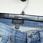 Judy Blue  Women Patched Rip Skinny Dark Washed Jeans Stretch Raw Hem 3/26 Photo 2