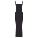 SKIMS NWOT Fits Everybody Long Slip Dress in Onyx, Size Medium Photo 3