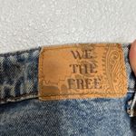 We The Free Free People Deep Trance Dropped Boyfriend Jeans 32 W. Barrel Jeans Photo 6