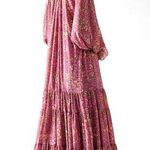 Free People Feeling Groovy pink floral boho maxi dress, size M Photo 0