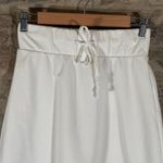 Wild Fable White Jersey Knit Drawstring Mini Short Casual Skirt Woman's Small Photo 1