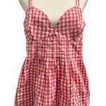 Burberry London Pink Checkered Tank Top Size 12 Photo 0