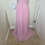 City Triangles NTM: David’s Bridal Blush Pink A-Line Gown with Gemstones Sz 17 Photo 10