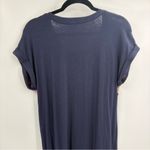 Sundry  anthropologie boho Verona Maxi Tee Dress Blue Striped Knit Casual small Photo 12