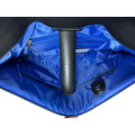 Piper Noble Leopard LARGE Organizer Laptop Crossbody Wallet Handbag Clutch Black Photo 5