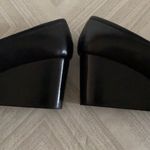 Jack Rogers  Women’s Black Leather Wedge Shoes Photo 4