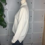 Treasure & Bond  Cream Pear Long Sleeve Button Down Size Medium Slim Photo 8