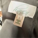 Vintage haven 100% silk bold watercolor asymmetrical midi sheath dress S pockets Pink Photo 6