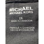 Michael Kors Black MK Studded Logo T Shirt Women's Plus Size 2X Photo 2