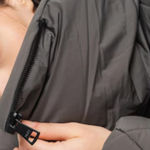 DKNY NWT Pillow Collar Diamond Quilt Long Puffer jacket with oversized Photo 6